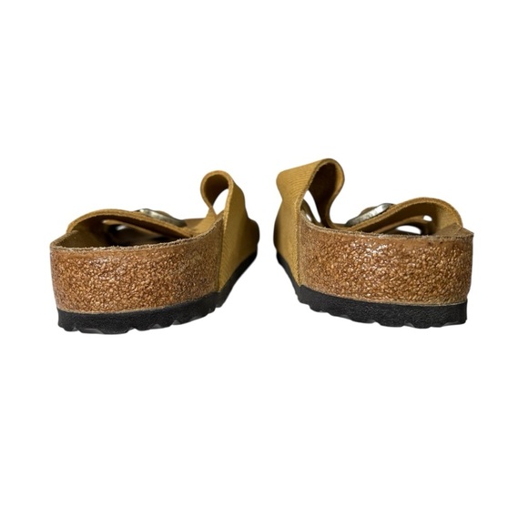 NWT Birkenstock Arizona Suede Embossed Sandals Size 46 M 13 - Picture 6 of 8
